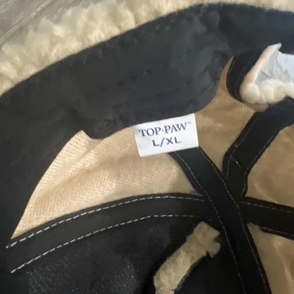 Top Paw Sherpa & Corduroy Hat For Dogs-New w/Tags LARGE/EXTRA LARGE